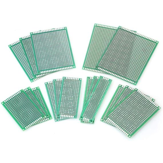 Scheda PCB kit da 17 pezzi varie misure Scheda PCB kit da 17 pezzi varie misure